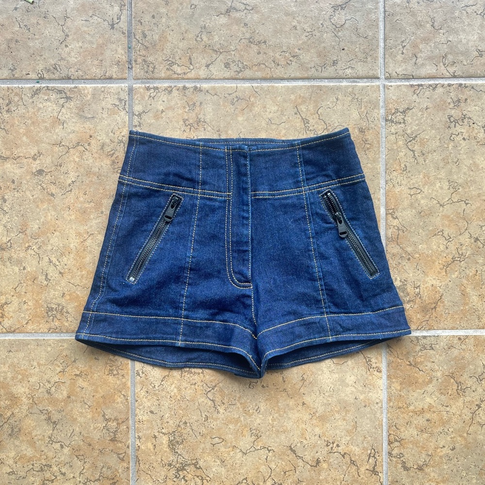 denim shorts